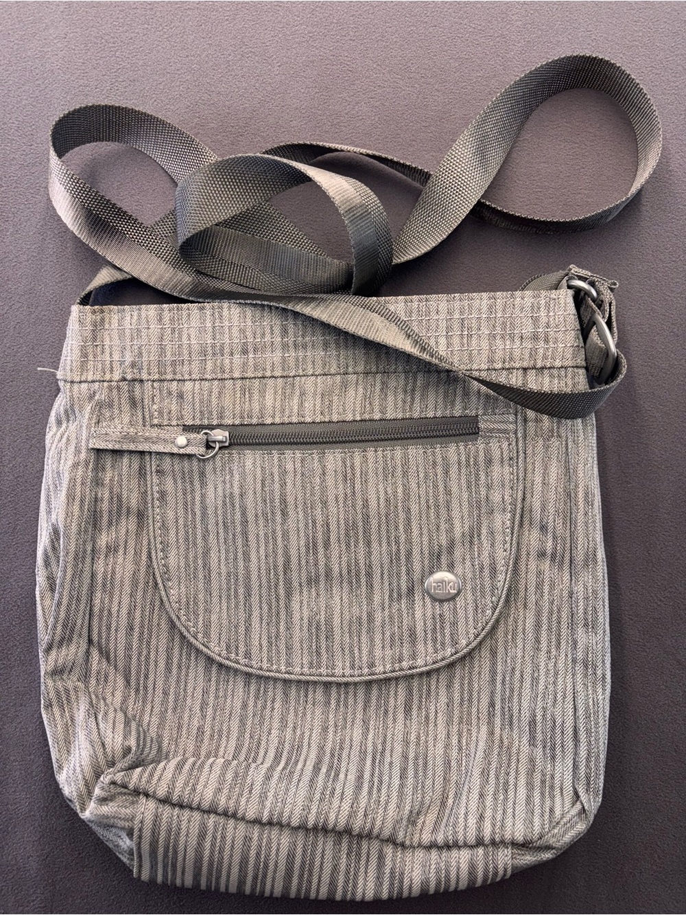Haiku Jaunt RFID Water-Resistant Recycled Crossbody Bag Purse